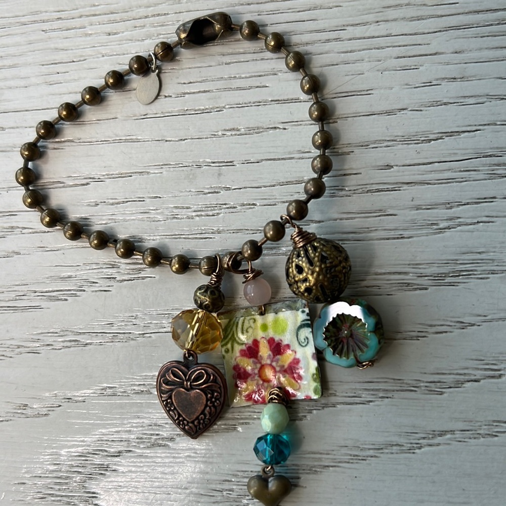 Bead Ball Charm Bracelet 850